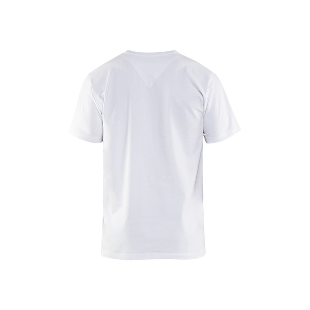 T-SHIRT 3360 1029 V-RINGAD VIT XXXL